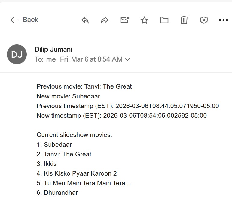 Serverless web monitoring and alerting workflow